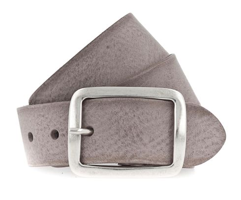Vanzetti Genuine Beauty 40mm Full Leather Belt W95 Mouse Gray