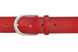 Vanzetti Classics 35mm Full Leather Belt W95 Red