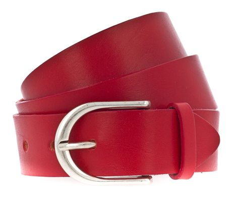 Vanzetti Classics 35mm Full Leather Belt W80 Red