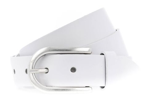Vanzetti Classics 30mm Leather Belt W105 White