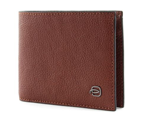 PIQUADRO Black Square Slim Men´s Wallet Cuoio Tabacco