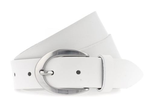 Vanzetti Neon Booster 30mm Full Leather Belt W100 White