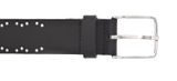 Vanzetti Denim Love 35mm Full Leather Belt W80 Black