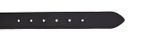 Vanzetti Denim Love 35mm Full Leather Belt W85 Black