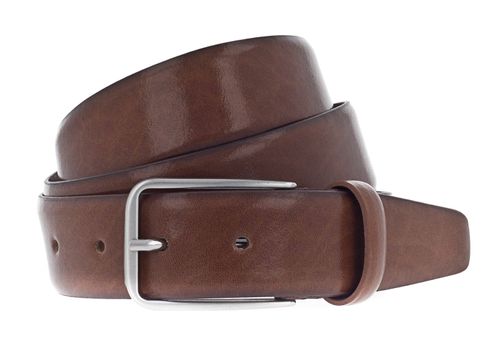 Vanzetti Dresscode: Business 35mm Cambered Belt W90 Cognac - shortenable