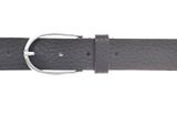 Vanzetti Glitter Radiance 30mm Metallic Belt W90 Black Metallic
