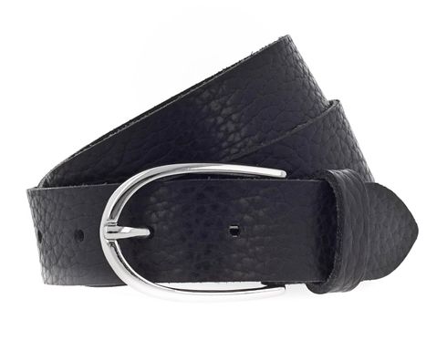 Vanzetti Glitter Radiance 30mm Metallic Belt W95 Black Metallic