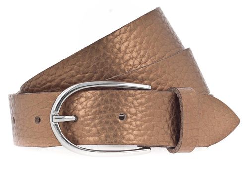 Vanzetti Glitter Radiance 30mm Metallic Belt W90 Copper Metallic