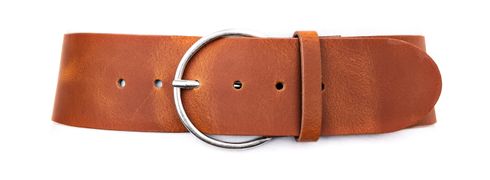 Vanzetti Hollywood Boulevard 60mm Round Leather Belt W100 Cognac