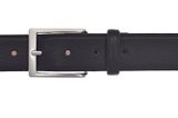 Vanzetti Dresscode: Business 35mm Cambered Full Leather Belt W95 Black - kürzbar Vanzetti Dresscode: Business 35mm Cambered Full Leather Belt W95 Black - kürzbar