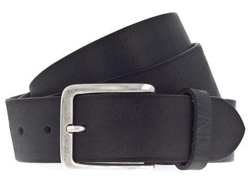 Vanzetti Denim Love 40mm Full Leather Belt W100 Black - shortenable