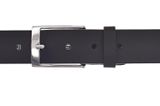 Vanzetti Dresscode: Business 35mm Full Leather Belt W110 Black - kürzbar