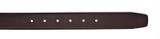 Vanzetti Dresscode: Business 35mm Cambered Full Leather Belt W80 Dark Brown - kürzbar