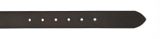 Vanzetti Dresscode: Business 35mm Full Leather Belt W95 Dark Brown - kürzbar