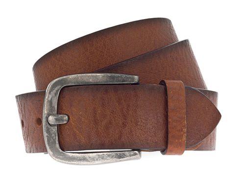 Vanzetti Denim Love 40mm Full Leather Belt W95 Cognac - shortenable
