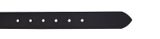 Vanzetti Dresscode: Business 35mm Full Leather Belt W90 Black - kürzbar