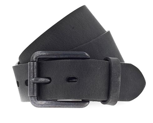 Vanzetti Denim Love 40mm Full Leather Belt W80 Black - kürzbar