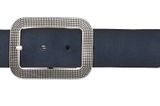 Vanzetti Classics 40mm Suede Belt W100 Marine