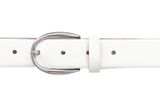 Vanzetti Classics 30mm Cambered Leather Belt W85 White