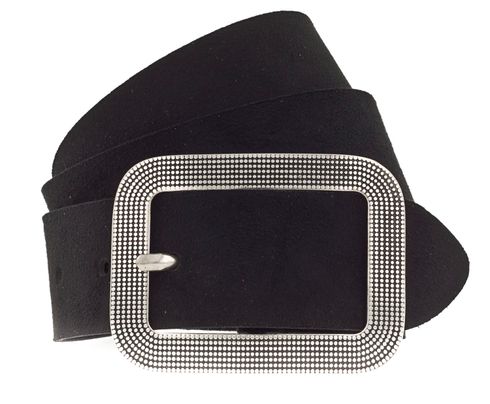 Vanzetti Classics 40mm Suede Belt W90 Black Vanzetti Classics 40mm Suede Belt W90 Black