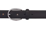 Vanzetti Classics 30mm Cambered Leather Belt W80 Black