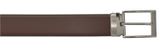 Vanzetti Dresscode: Business 35mm Cambered Belt W110 Dark Brown - shortenable