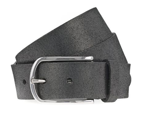 Vanzetti Glitter Radiance 35mm Metallic Belt W90 Silver Metallic