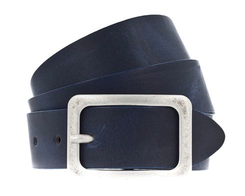 Vanzetti Neon Booster 35mm Full Leather Belt W105 Nightblue