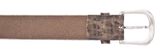Vanzetti Animal Scouting 35mm Leather Belt W80 Taupe / Brown Vanzetti Animal Scouting 35mm Leather Belt W80 Taupe / Brown