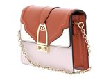 LA MARTINA Portena Shoulder Bag Cognac / White / Rose LA MARTINA Portena Shoulder Bag Cognac / White / Rose