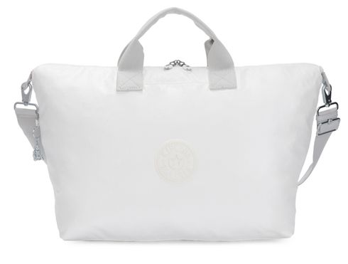 kipling Basic Plus Kala Medium Tote White Metal Origin