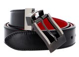 PICARD Belt 2 Leather Belt W115 Schwarz / Rot - kürzbar PICARD Belt 2 Leather Belt W115 Schwarz / Rot - kürzbar