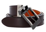 PICARD Belt 2 Leather Belt W115 Schoko / Cognac - kürzbar