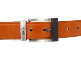 PICARD Belt 2 Leather Belt W115 Schoko / Cognac - kürzbar