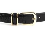 b.belt Charlisa Gold Belt W100 Black - shortenable b.belt Charlisa Gold Belt W100 Black - shortenable