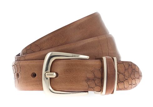 b.belt Charlisa Gold Belt W105 Baileys - shortenable