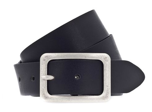 Vanzetti Neon Booster 35mm Full Leather Belt W105 Black