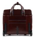 PIQUADRO Blue Square Wheeled Computer Briefcase Mogano