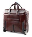 PIQUADRO Blue Square Wheeled Computer Briefcase Mogano