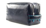 PIQUADRO Blue Square Devided Toiletry Bag Blu Notte PIQUADRO Blue Square Devided Toiletry Bag Blu Notte