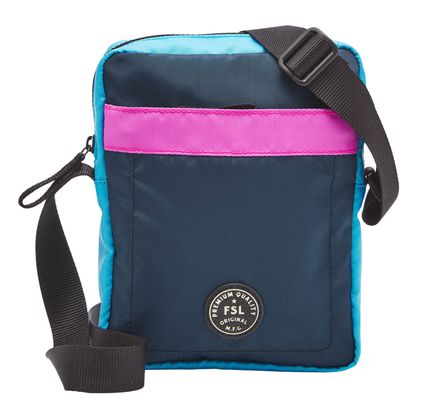 FOSSIL Sport Crossbody Navy / Pink Colorblock