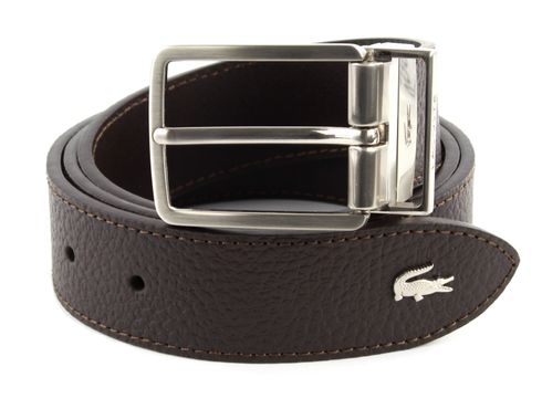 LACOSTE Elegance Curved Stitched Edges W110 Brown - shortenable