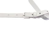 Vanzetti Neon Booster 15mm Full Leather Belt W75 White