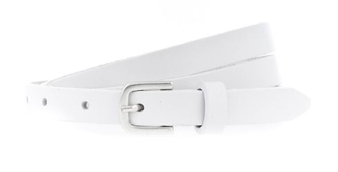 Vanzetti Neon Booster 15mm Full Leather Belt W90 White