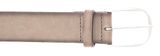 Vanzetti Denim Love 40mm Full Leather Belt W110 Grey Taupe