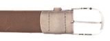 Vanzetti Denim Love 40mm Full Leather Belt W105 Grey Taupe