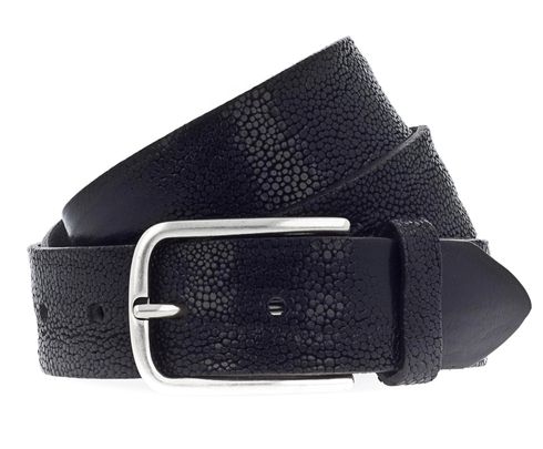 Vanzetti Genuine Beauty 35mm Full Leather Belt W95 Black