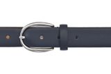 Vanzetti Classics 30mm Cambered Leather Belt W85 Nightblue Vanzetti Classics 30mm Cambered Leather Belt W85 Nightblue