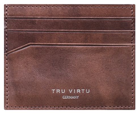 TRU VIRTU Soft Wallet Natural Brown