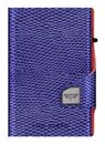 TRU VIRTU Click & Slide Wallet Iguana Glossy Violet / Red